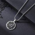 wholesale 925 Sterling Silver Aquarius Zodiac Sign Constellation Pendant Necklace s for Men Women Gifts Astrology Jewelry Accessories-0-1