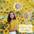 wholesale Sunflower Earrings Gifts For Women, Sunflower Hoop Earrings Sterling Silver Gold/silver Plated Sunflower Earrings Valentine's Day Birthday Gifts For Women Wife Daughter -0-5