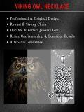 wholesale 925 Sterling Silver Owl Pendant with Celtic Knots & Flute on 24 Chain Gift for Men Women-0-2