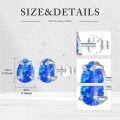 wholesale 925 Sterling Silver Red Fire Opal 925 Pear Shape Stud Earrings for Women-0-3
