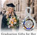wholesale TOUPOP Compass Necklace For Women Sterling Silver I'd Be Lost Without You Necklaces Wedding Anniversary Jewelry Graduation Birthday Gifts For Her Wife Girlfriend -0-1