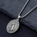 wholesale 925 Sterling Silver Oval Sports Athlete Pendant Necklace for Men - Soccer Basketball Tennis s-0-3