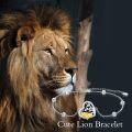 wholesale 925 Sterling Silver Heart-Shaped Lion Charm Bracelet for Women - Gold Tone Animal Jewelry-0-1