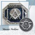 wholesale 925 Sterling Silver Masonic Compass & G Pendant Necklace for Men-0-5