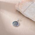 wholesale 925 Sterling Silver Maitreya Buddha With Abalone Shell Pendant Necklace-0-2