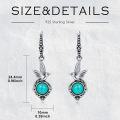 wholesale  Sterling Silver Genuine Green Turquoise Butterfly Dragonfly Hummingbird Hook Earrings -0-1