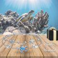 wholesale 925 Sterling Silver Blue Opal Sea Turtle Starfish Wave Charm Bracelet For Women-0-5