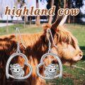 wholesale 925 Sterling Silver Yak Pendant Drop Earrings for Women Girls-0-3