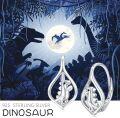 wholesale 925 Sterling Silver Dinosaur Leverback Earrings for Women-0-4