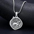 wholesale Sterling Silver Zodiac Constellation Necklace Astrology Pendant-0-43