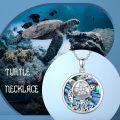 wholesale 925 Sterling Silver Sea Life Jewelry Set: Turtle & Starfish Charm Necklaces for Women - Unique Ocean Gift Ideas-0-5