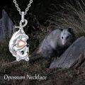 wholesale 925 Sterling Silver Panda Pendant Necklace for Women s-0-5
