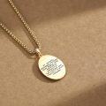 wholesale Gold 925 Sterling Silver St Michael's Prayer Medal Necklace Pendant-0-2