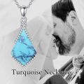 wholesale 925 Sterling Silver Cubic Zirconia Accent Triangle Pendant with Lapis Lazuli and Blue Stone Elements Necklaces-0-20