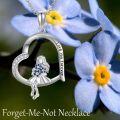 wholesale 925 Sterling Silver Love You Forever Tooth Fairy Heart Pendant Necklace for Sisters Brothers Girlfriends-0-5