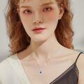 wholesale 925 Sterling Silver Heart Pendant With Peridot And Rose Gold Ecg Design-0-1