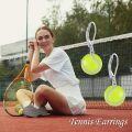 wholesale 925 Sterling Silver Tennis Ball Dangle Earrings for Women's Sport Gift-0-4