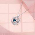 wholesale  Sterling Silver Tree of Life Birthstone Necklace for Women Gift -0-1