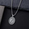 wholesale 925 Sterling Silver Sports Athlete Pendant Necklace - Protect This Athlete Charm Chain s for Men & Women-0-10