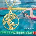 wholesale 14K Gold Plated Tree of Life Pendant Necklace for Women-0-5