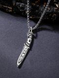 wholesale 925 Sterling Silver Tribal Knife Pendant Necklace  for Men-0-3