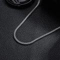 wholesale  Sterling Silver 2mm 3mm Franco Foxtail Chain Necklace for Men Women 18 26 Inch -0-4