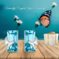 TOUPOP Sterling Silver Blue Crystal Butterfly Stud Earrings-0-1