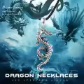 wholesale 925 Sterling Silver Dragon Pendant Necklaces Wholesale for Men Women Valentines Day Gifts-0-4