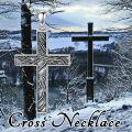 wholesale 925 Sterling Silver Mens Black Cross Necklace with Turquoise Pendant-0-3
