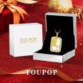 wholesale TOUPOP Gold Plated Sterling Silver Constellation Pendant Necklace Mother Of Pearl Jewelry Zodiac Sign Gifts For Women -0-3