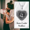 wholesale 925 Sterling Silver Locket Pendant With Photo Insertion-0-5