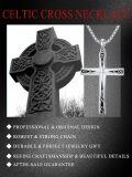 wholesale 925 Sterling Silver Celtic Knot Cross Pendant Necklace for Men & Women - Protection Amulet Religious Jewelry with 24 Rolo Chain (Gift Included)-0-2