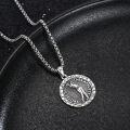 wholesale  Round Golfer Sports Pendant Necklace-0-2