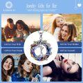 wholesale 925 Sterling Silver Tree of Life Rainbow Crystal Pendant Necklace - Metal Stone Sisters  for Sister-in-Law-0-3
