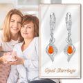 wholesale 925 Sterling Silver Opal Earrings-0-5