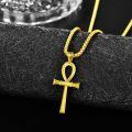wholesale 925 Sterling Silver Ankh Cross Pendant Necklace-0-3