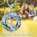 wholesale Sterling Silver Crystal Tree of Life Necklace for Sister Mother Grandma-0-12