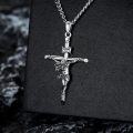 wholesale 925 Sterling Silver Crucifix Pendant Cross Jesus INRI Christian s for Men/Women-0-3
