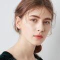 wholesale 925 Sterling Silver Drop Earrings Square Cut Blue Flash Labradorite Platinum Plated-0-3