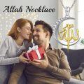 wholesale 925 Sterling Silver Allah Pendant Necklace with Crescent Moon for Women-0-4