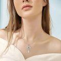 wholesale Sterling Silver Crucifix St Benedict Medals Pendant Necklace for Women Men-0-10