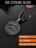 wholesale 925 Sterling Silver Scorpio Zodiac Sign Pendant Necklaces for Men Women Astrology s-0-4
