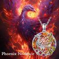 wholesale TOUPOP Christmas Gifts Phoenix Necklace 925 Sterling Silver Crystal Nirvana Of Phoenix Rising Jewelry Christmas Birthday Gifts For Women -0-1