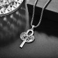 wholesale 925 Sterling Silver Ankh Key of Life Eye Of Horus Pendant Necklaces For Men/Women Gothic Egyptian s-0-1
