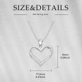 wholesale 925 Sterling Silver Open Heart Pendant with Cubic Zirconias for Women-0-4