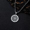 wholesale 925 Sterling Silver Egyptian Ankh Eye of Horus and Anubis Pendant Necklaces for Men & Women-0-3