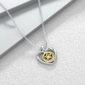 wholesale 925 Sterling Silver Star and Cubic Zirconia Pendant Necklaces for Women-0-4