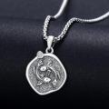 wholesale Sterling Silver Zodiac Constellation Necklace Astrology Pendant-0-3