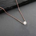 wholesale 14k White Gold Simple Freshwater Pearl Necklace-0-18
