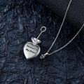 wholesale TOUPOP Hummingbird Urn Necklace For Ashes 925 Sterling Silver Heart Cremation Jewelry Keepsake Pendant With Funnel Filler Memorial Christmas Gifts For Women Mom Wife -0-5